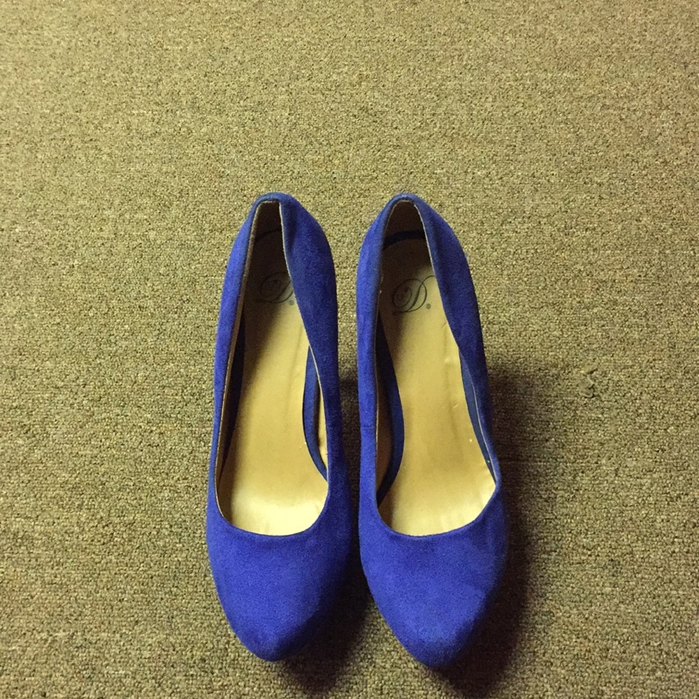 Dark blue heels